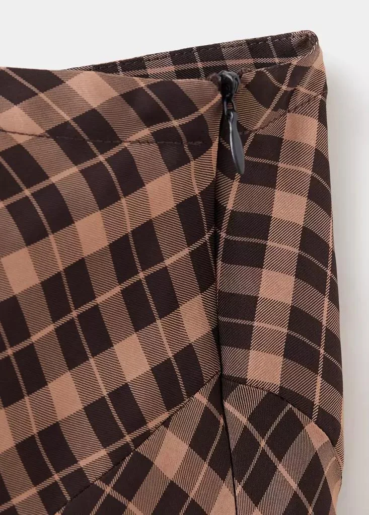 Mango  Checked Asymmetric Skirt for Women | Best Price UAE