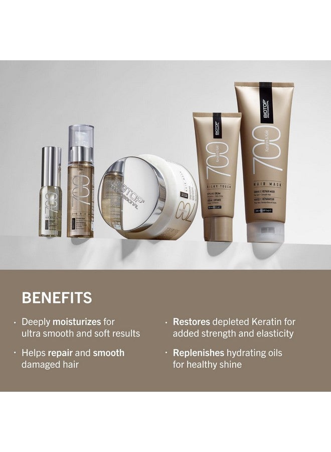 Biotop Professional 700 Keratin + Kale Hair Conditioner - Made With Vitamin E To Soften & Strengthen Strands - Nourishing + Moisturizing Conditioner For Damaged Hair - 8.45 Oz - Image 4