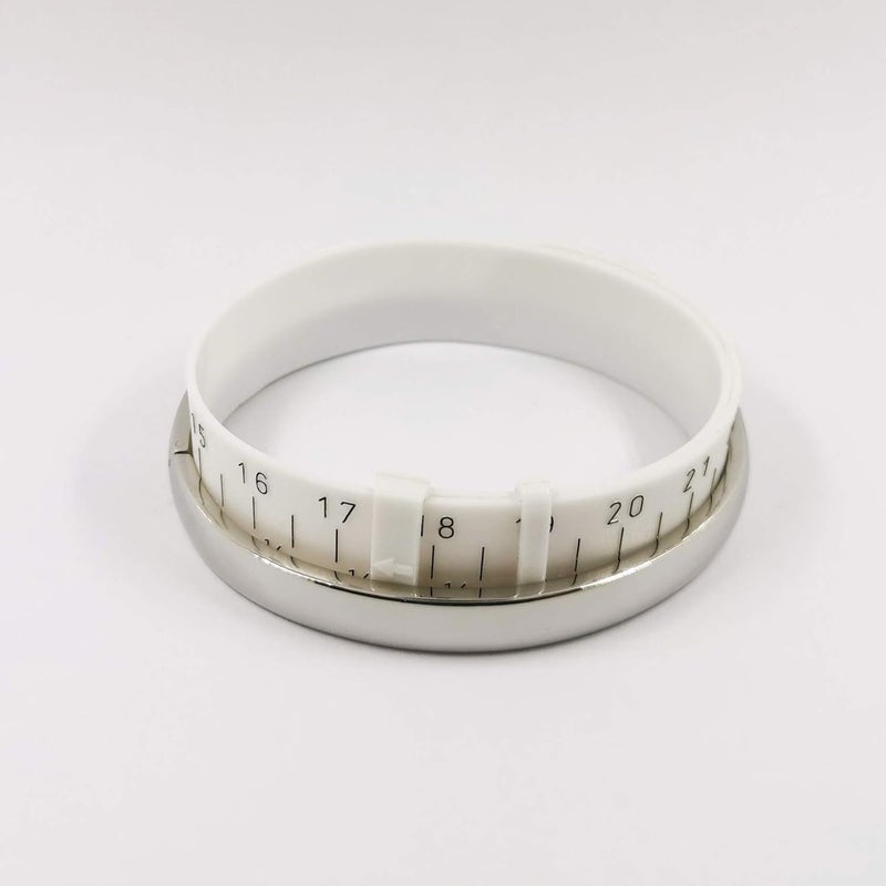 Milakoo Womens Bangle 8MM Stainless Steel Bracelet Oval Polished Finish Cuff Bangle 6.7" - Image 5