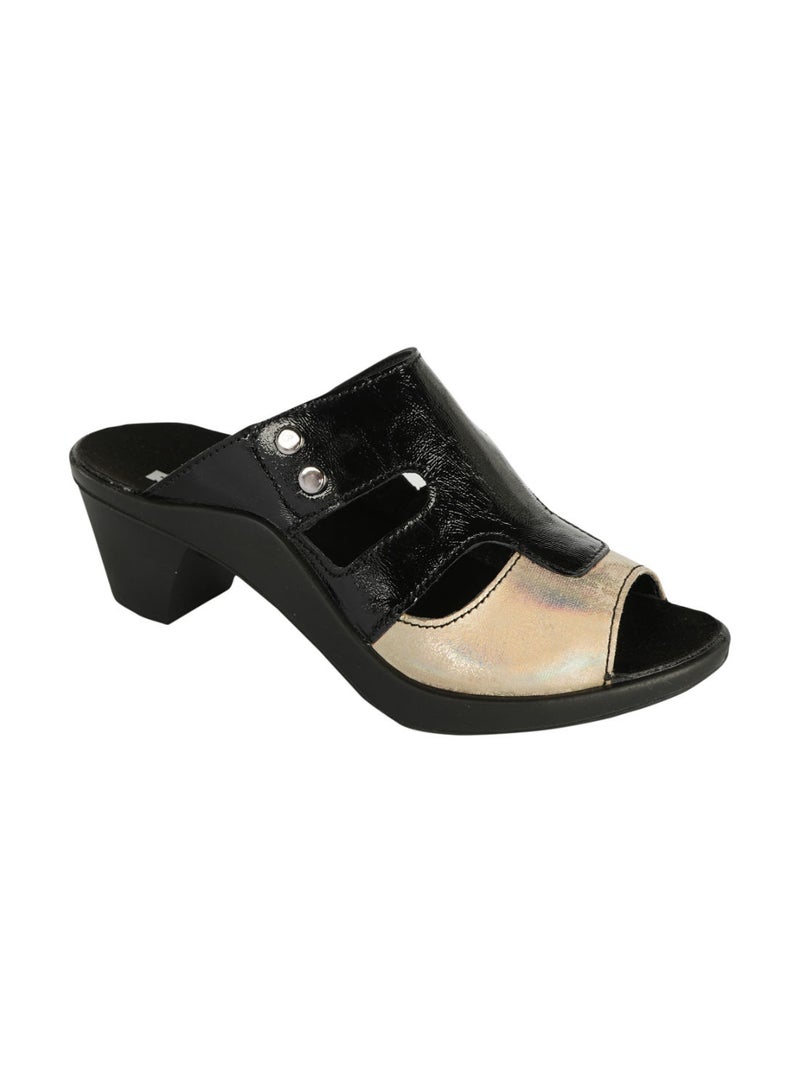 Romika Ladies Block Heel Sandals  Gold 36 - Image 1