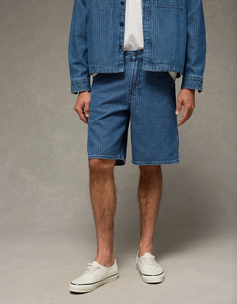 American Eagle  AE Baggy Denim Short for Men | Best Price UAE