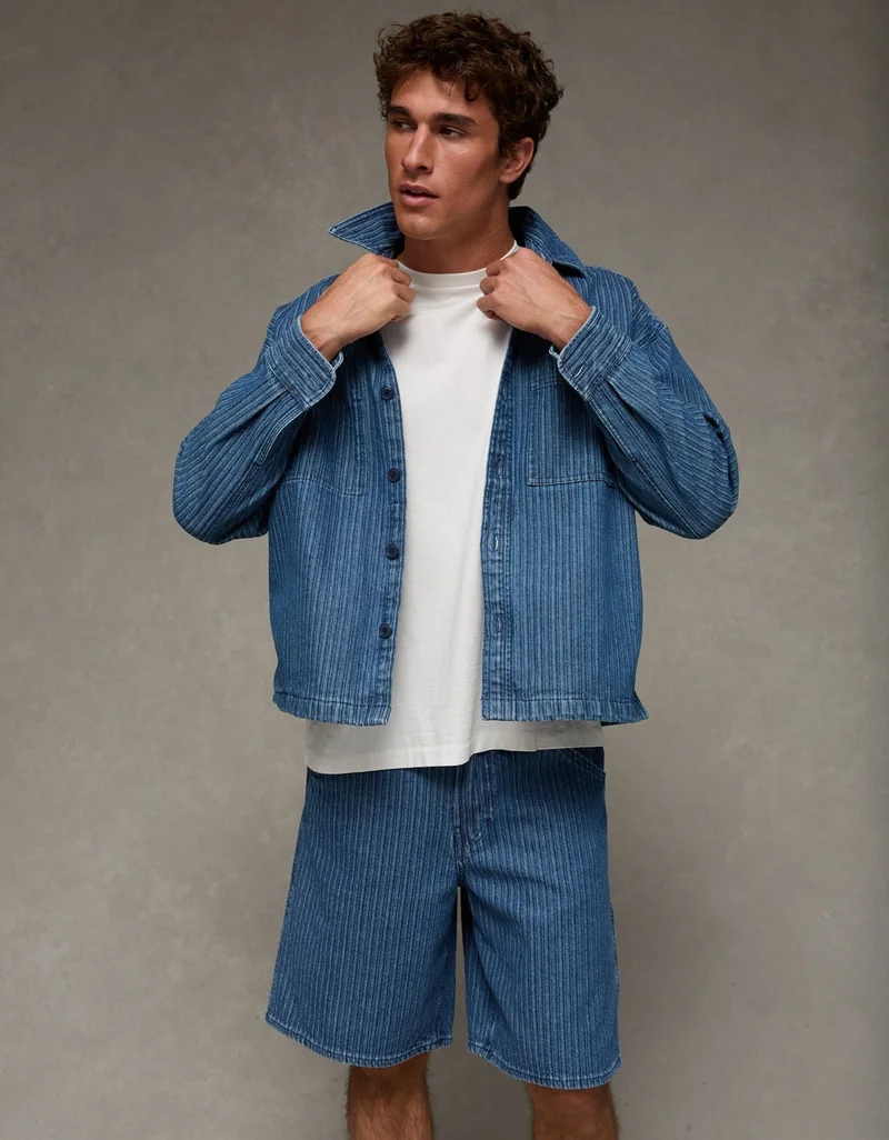 American Eagle  AE Baggy Denim Short for Men | Best Price UAE