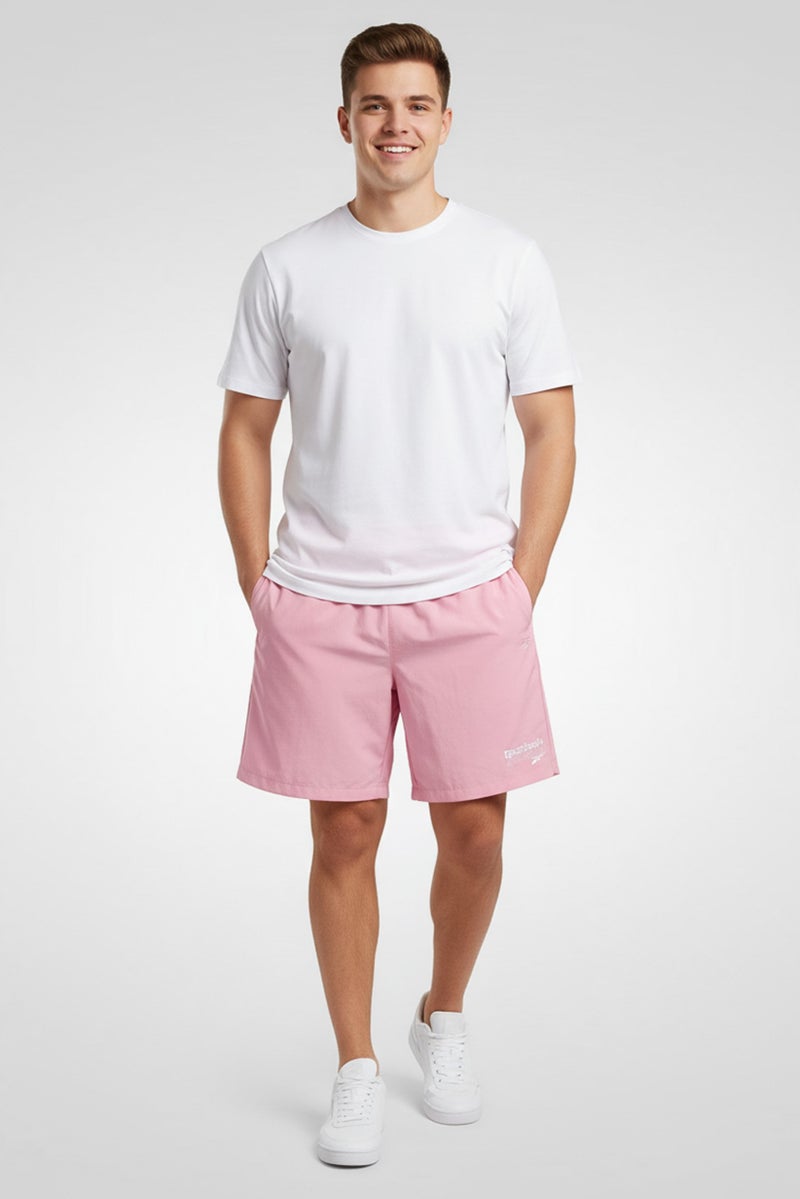 Reebok Men Sportswear Fit Outdoor Shorts, Pink - Image 1