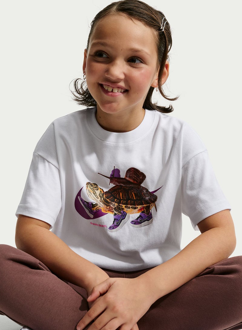 Nike GIRLS  SPORTSWEAR TEE OC BOXY SLOW - Image 1