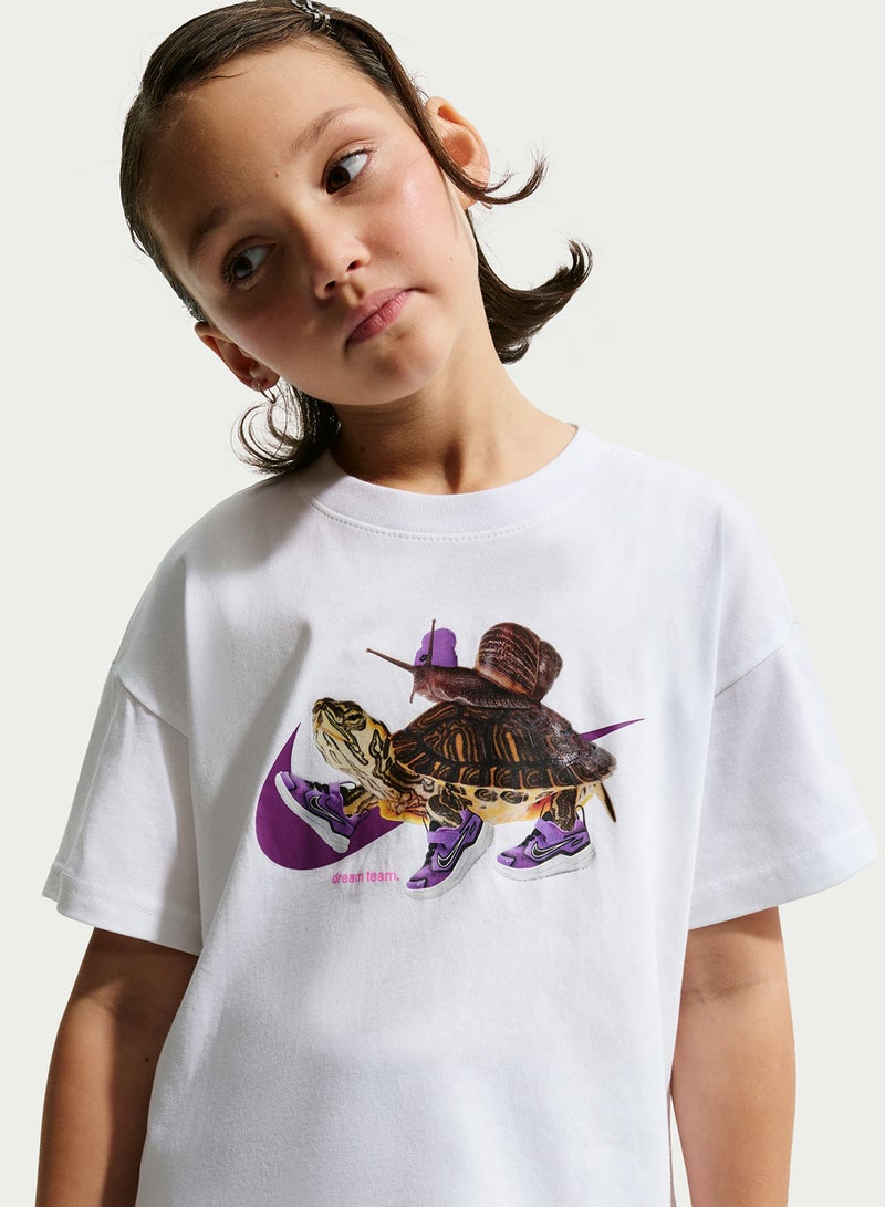 Nike GIRLS  SPORTSWEAR TEE OC BOXY SLOW - Image 4