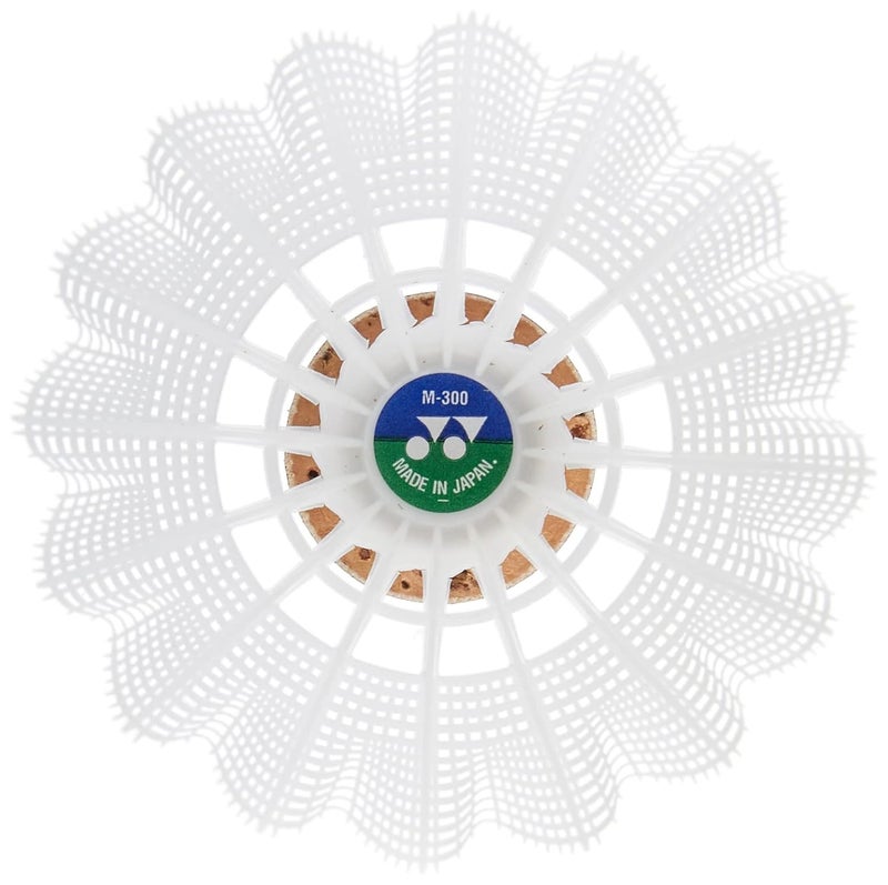 Yonex Mavis 300 Red Cap Nylon Shuttlecock (White) - Image 2