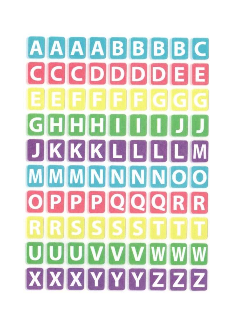 5-Sheet Alphabetic Stickers Multicolour - pzsku/Z96E8B6245C1E1EAA7F75Z/45/_/1738085825/5edc5249-3a02-4bdc-8f6d-4414de1378e1