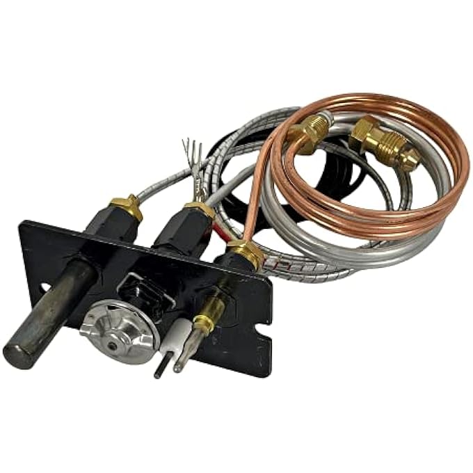 HEAVY DUTY REPLACEMENT DUTCHWEST, MAJESTIC, MONESSEN, VERMONT CASTINGS 3-WAY PROPANE (LP) SIT PILOT ASSEMBLY - Image 2