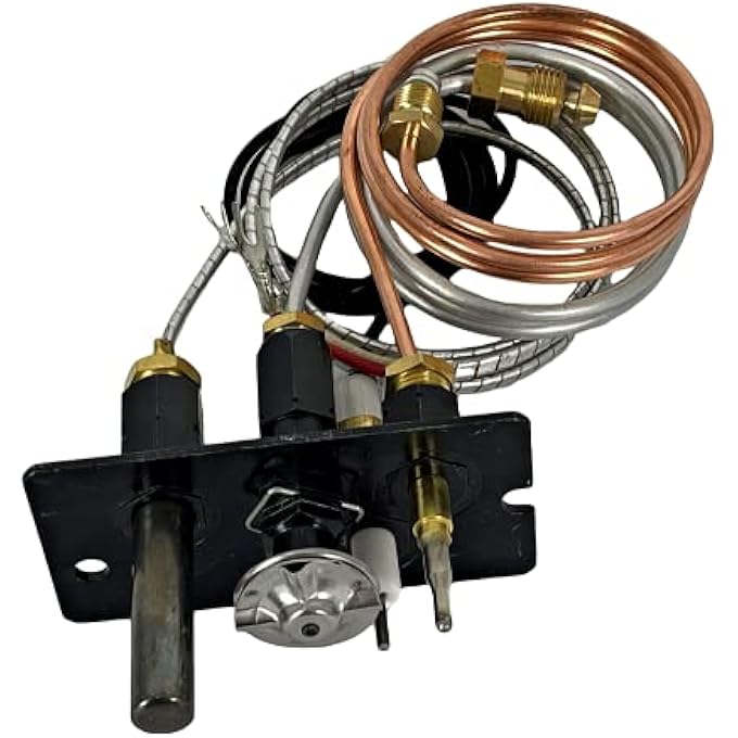 HEAVY DUTY REPLACEMENT DUTCHWEST, MAJESTIC, MONESSEN, VERMONT CASTINGS 3-WAY PROPANE (LP) SIT PILOT ASSEMBLY - Image 3