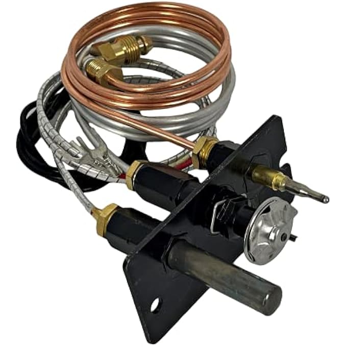HEAVY DUTY REPLACEMENT DUTCHWEST, MAJESTIC, MONESSEN, VERMONT CASTINGS 3-WAY PROPANE (LP) SIT PILOT ASSEMBLY - Image 1