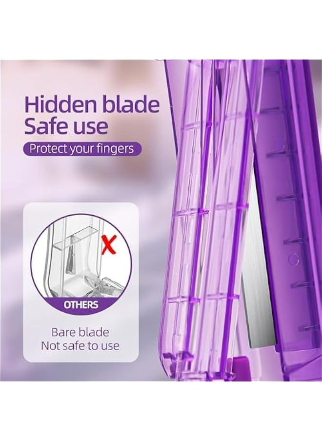 Generic - Purple Pill Splitter for Small and Tiny Tablets, Adjustable Cutter with Centering Device and Blade Guard, Ideal for Multiple Pills - Image 1