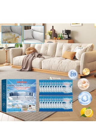 20 PCS Fabric Sofa Cleaner Tablets, Deep Clean Floor Mat, Sofa Tablecloth, Multifunctional Concentrated Effervescent Sheet, Sofa Fabric Seat Cleaner, Fabric Deodoriser & Stain Remover - pzsku/Z96E8D8564F1F048AA5CCZ/45/1744015778/6de6511b-affc-4d58-9af2-b1da45a2ba0c