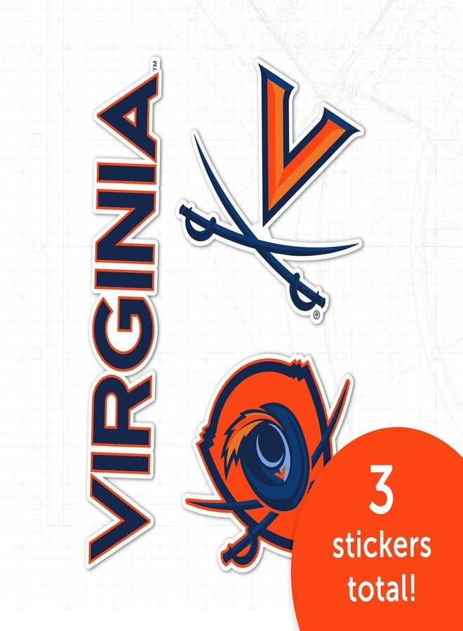 Desert Cactus University of Virginia Sticker Cavaliers UVA Wahoos Vinyl Decals Laptop Water Bottle Car Scrapbook T5 (Type 5-1) - Image 5