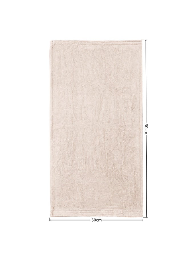 دوناتيلا منشفة يد (عبوة من 4 قطع، 50 × 90 سم) - مايكروفايبر 330 GSM - فائقة النعومة وعالية الامتصاص وسريعة الجفاف، خفيفة الوزن بلون سادة للحمام، الجيم، السبا والسفر. - Image 3
