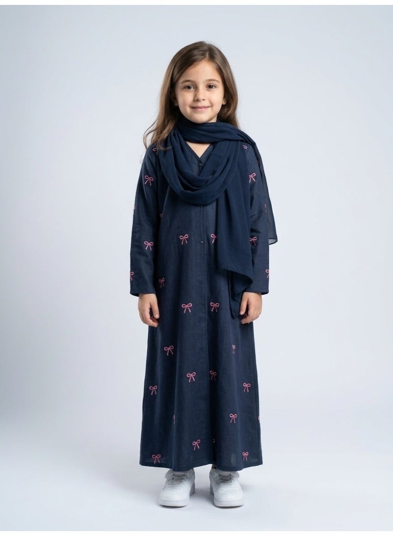 BHNS Girls' clothing, girls' abaya, children's abaya, girls' clothing, girls' gifts, little abaya, girls' clothing, children's jalabiya, girls' clothing, girls' gift, suitable for all occasions - Image 3