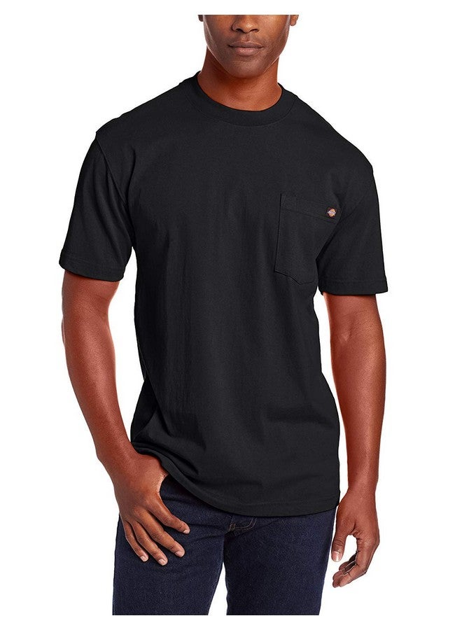 Dickies Mens Heavyweight Crew Neck Short Sleeve Tee Big-Tall T Shirt, Black, X-Large Tall Us - Image 1