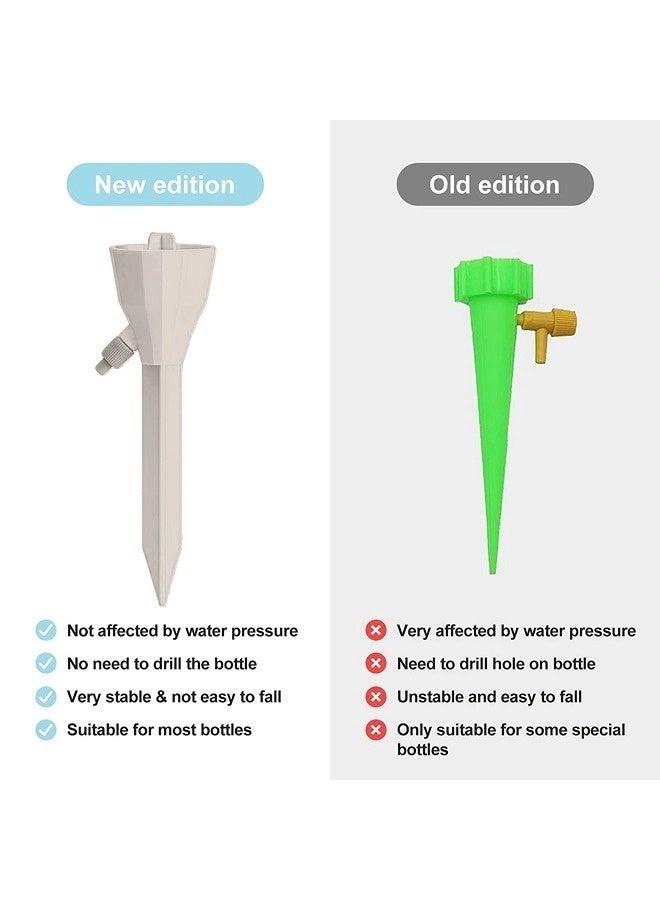 شيبشيب 5 قطع من مسامير سقاية النباتات المحسّنة، أجهزة ري قابلة للتعديل مع مفتاح تحكم لإطلاق الماء ببطء، إدراج للري التلقائي للنباتات خلال العطلات - Image 3