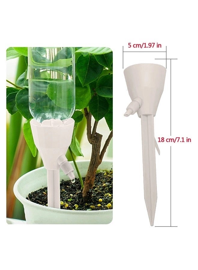 شيبشيب 5 قطع من مسامير سقاية النباتات المحسّنة، أجهزة ري قابلة للتعديل مع مفتاح تحكم لإطلاق الماء ببطء، إدراج للري التلقائي للنباتات خلال العطلات - Image 2