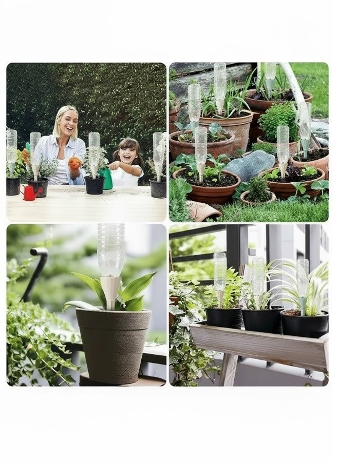 شيبشيب 5 قطع من مسامير سقاية النباتات المحسّنة، أجهزة ري قابلة للتعديل مع مفتاح تحكم لإطلاق الماء ببطء، إدراج للري التلقائي للنباتات خلال العطلات - Image 5