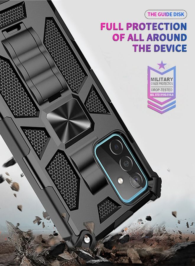 GROIC Designed for Samsung Galaxy S23 Plus 6.6" Durable Anti-Drop Mobile Phone Case, Built-in Kickstand Compatible with Magnetic Car Mount Phone Cover with Tempered Glass Screen Protector - Image 5