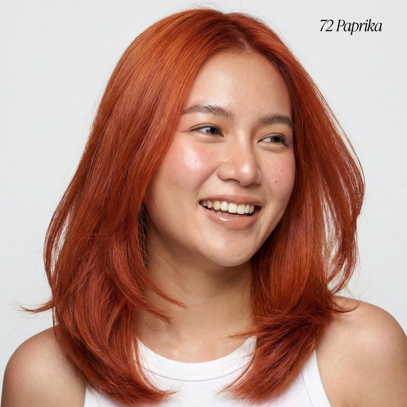 Adore Semi Permanent Hair Color (072 Paprika) | Vegan & Cruelty-Free Orange Hair Dye | No Ammonia, No Peroxide, No Alcohol | 4 Fl Oz (Pack of 1) - Image 2