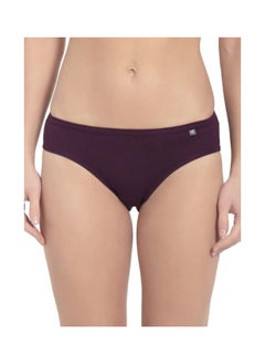 JOCKEY Jockey 1410 Women Medium Coverage Super Combed Cotton Mid Waist Bikini with Concealed Waistband Pack of 3  - Image 3