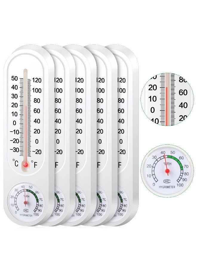 Indoor Outdoor Thermometer, Wireless Temperature, Humidity Gauge Monitor Room Thermometer, Wall Thermometer for Home