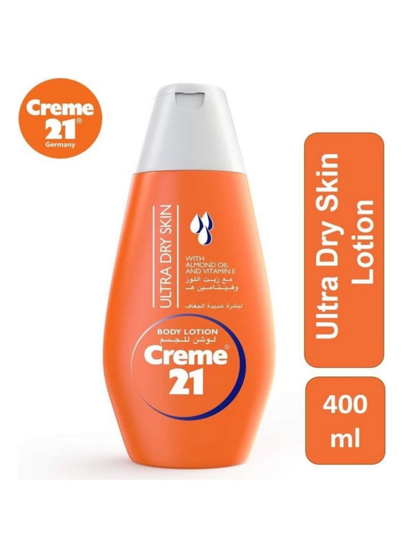 Creme 21 Almond Oil And Vitamin E Lotion ultra dry Skin 400ml - pzsku/Z96E9C62382431958F1B3Z/45/_/1706374384/4282cc45-4a1d-4f01-ad0a-5827357d6a17