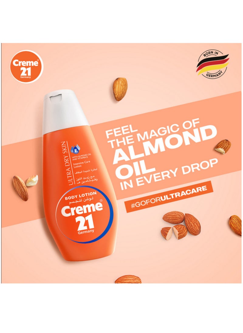 Creme 21 Almond Oil And Vitamin E Lotion ultra dry Skin 400ml - pzsku/Z96E9C62382431958F1B3Z/45/_/1706374506/9df99a65-224b-4141-82c2-e1158720242d