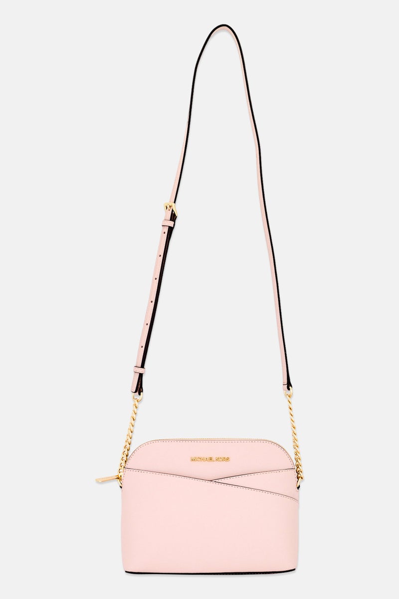 Michael Kors Women Brand Logo Cross Body Bag, Pink  - Image 1