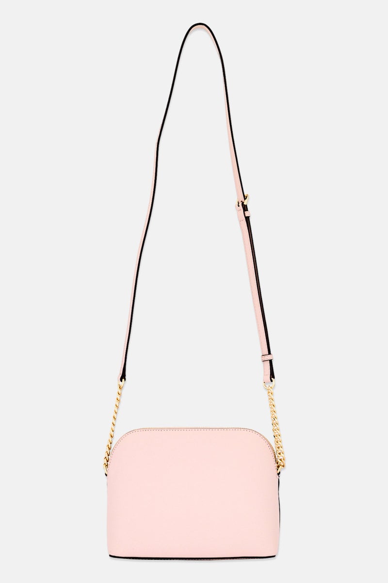 Michael Kors Women Brand Logo Cross Body Bag, Pink  - Image 3