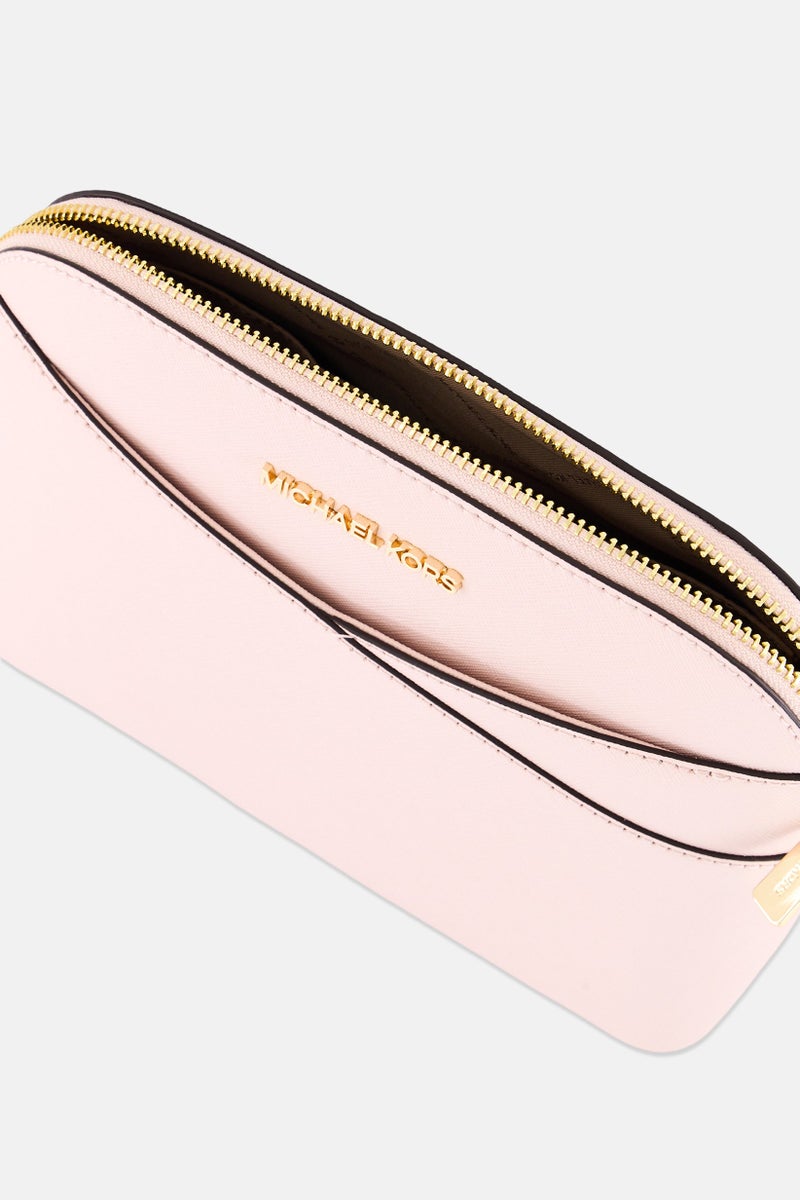 Michael Kors Women Brand Logo Cross Body Bag, Pink  - Image 4