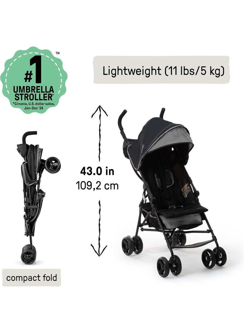 إنجنيونتي عربة أطفال إنجينيويتي سمر إنفانت خفيفة الوزن للغاية وقابلة للطي مع حقيبة تخزين وحاملين للأكواب مناسبة للأطفال من عمر 6 أشهر إلى 4 سنوات - رمادي - Image 3