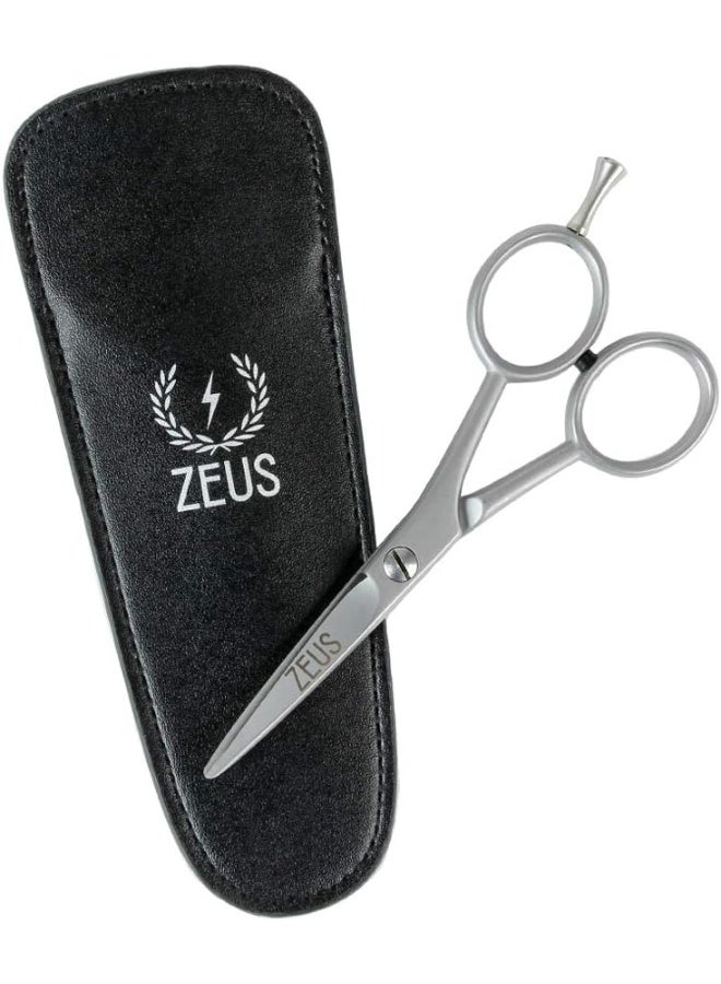 ZEUS Handmade German Stainless Steel Beard Trimming Scissors - Image 1