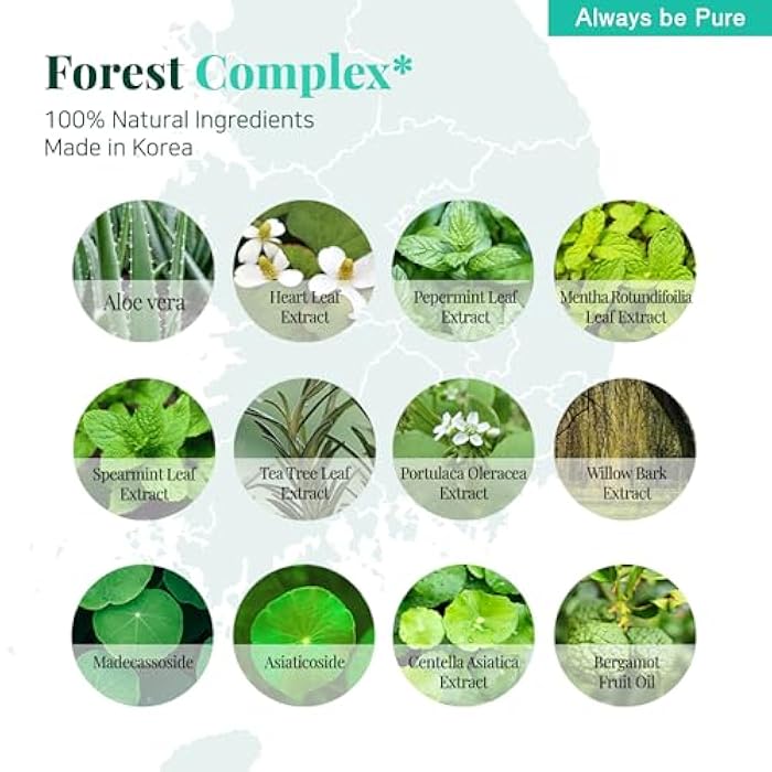 Always be Pure Forest Therapy Ultra Calming Cream Soothing Moisturizer for Sensitive, Acne-Prone Skin - Redness Relief, Deep Hydration, Trouble Care - Korean Skin Care 2.70 Oz - Image 5