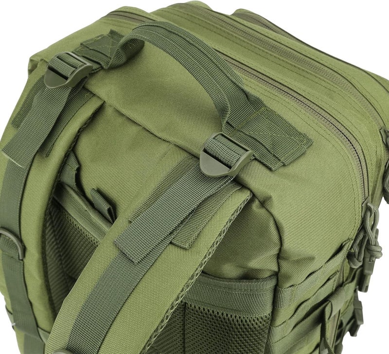 REEBOW GEAR Military Tactical Backpack 40L Assault Pack Army Molle Bug Out Bag Backpacks Black Brown - Image 5