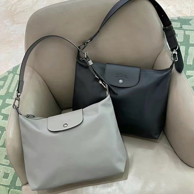 Longxiang Hobo Underarm Large Bag Single Shoulder Crossbody Large Capacity Messenger Bag Fashionable Versatile Handbag For Women - Image 2