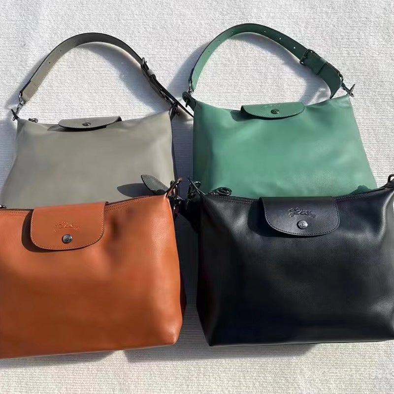 Longxiang Hobo Underarm Large Bag Single Shoulder Crossbody Large Capacity Messenger Bag Fashionable Versatile Handbag For Women - Image 3