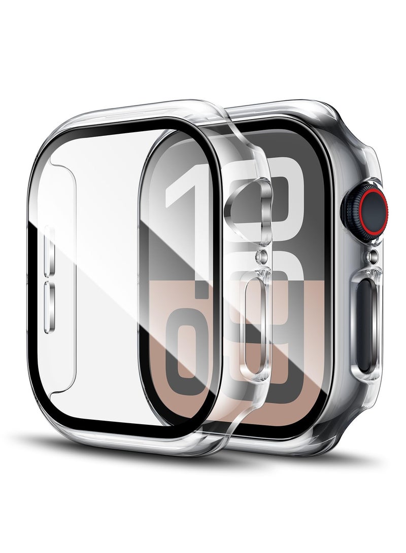 أبل ووتش حامي الشاشة سلسلة 10 42mm قناع حماية الزجاج الصلب فيلم كمبيوتر الوفير للرجال والنساء حامي رقيقة جدا ( شفافة ) - Image 1