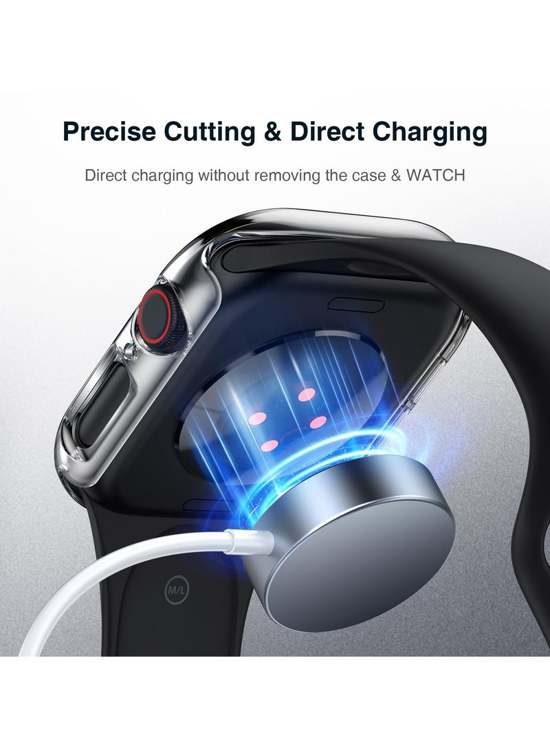 أبل ووتش حامي الشاشة سلسلة 10 42mm قناع حماية الزجاج الصلب فيلم كمبيوتر الوفير للرجال والنساء حامي رقيقة جدا ( شفافة ) - Image 5