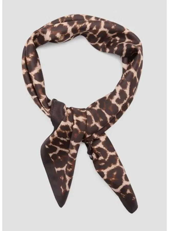 Mango Animal Print Scarf