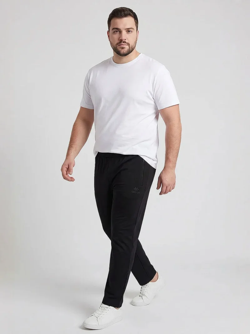 تومي لايف TOMMY Men’s Straight-leg Sweatpants