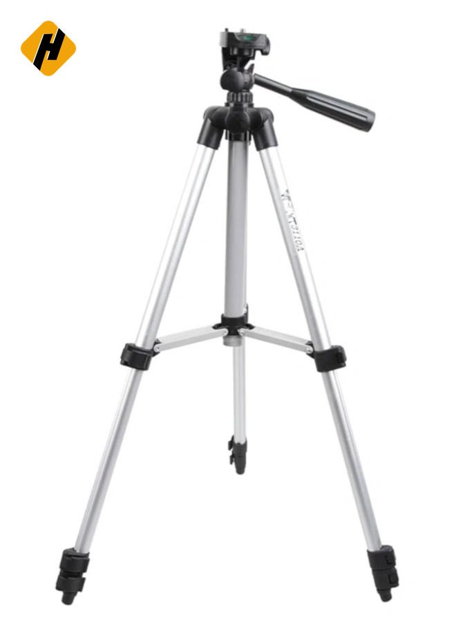 Foldable Camera Tripod Stand with Mobile Clip (150g, Black, 3110)