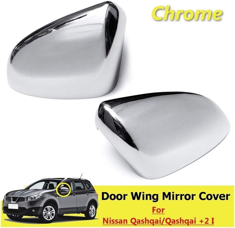 Vuzmode Chromed Side Wing Mirror Covers for Nissan Qashqai - Image 5