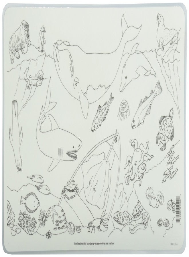 Painless Learning Ocean Life Placemat, Large - Image 2
