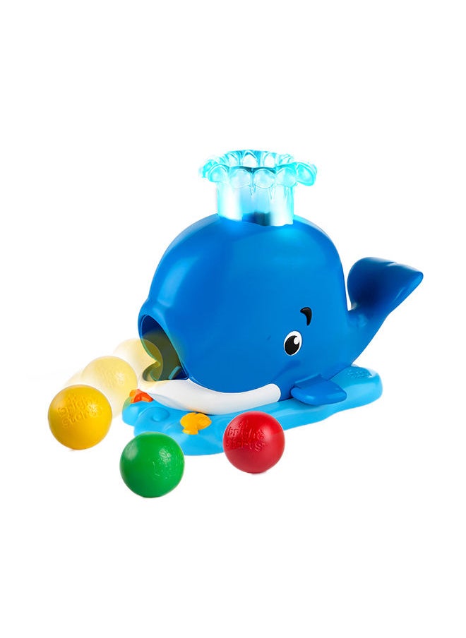 Bright Starts - Silly Spout Whale Popper, Lights, sounds, ball popping, and chasing fun, Encourage motor skills, Ages 6 Months+ - Image 1