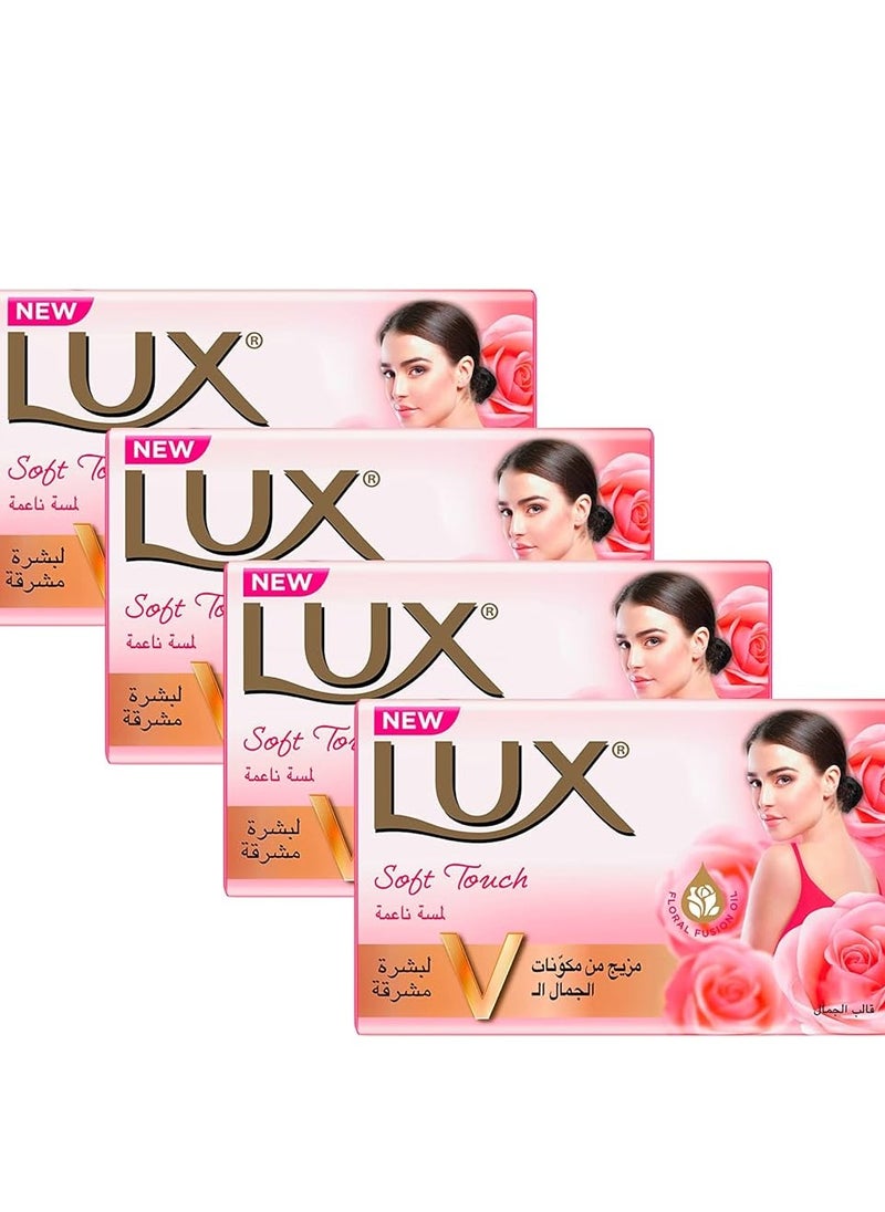 Lux Lux Bar Soap Soft Touch 4 Pieces 460 gm  - Image 2