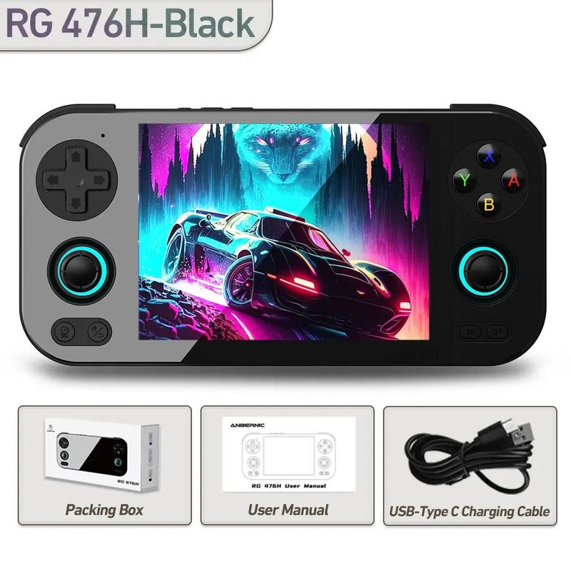 أنبيرنيك ملحقات ألعاب Anbernic RG 476H - أسود - Image 1