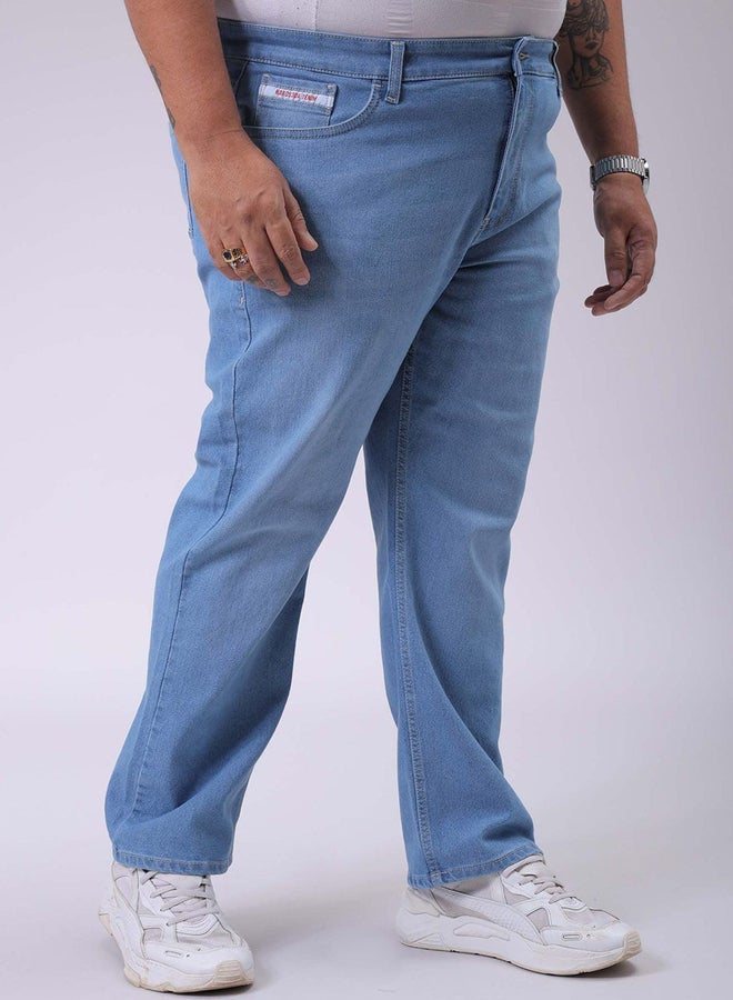 Take Two Plus Size Men Straight Fit Solid Jeans By HardSoda - Image 2