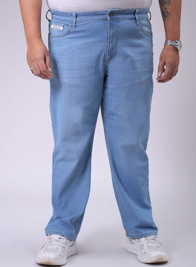 Take Two Plus Size Men Straight Fit Solid Jeans By HardSoda - Image 1